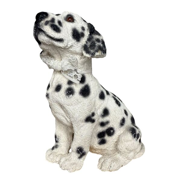 Vintage ‘94 Living Stone Inc. Dalmatian Pup Sitting Figurine Resin 5” - Picture 1 of 6